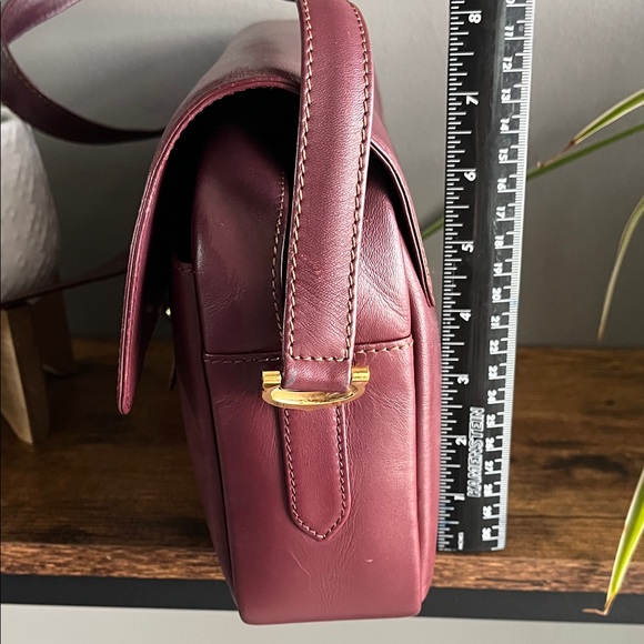 Cartier Deep Red Leather Crossbody Bag - Picture 5 of 17